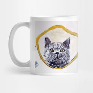 Peeping Tom cat Mug